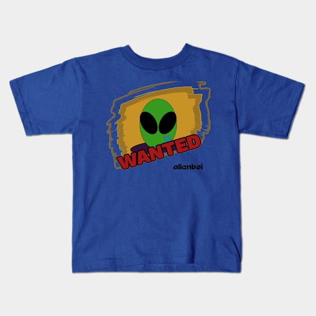 WANTED Kids T-Shirt by alienboi